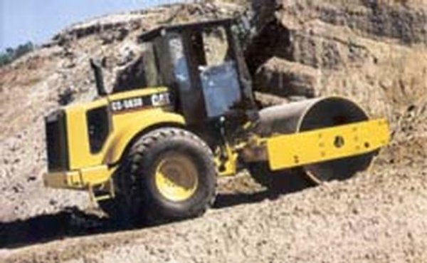 Compactador de rodillo metálico Cat 563CS
